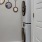 a white door with a washer and a dryer